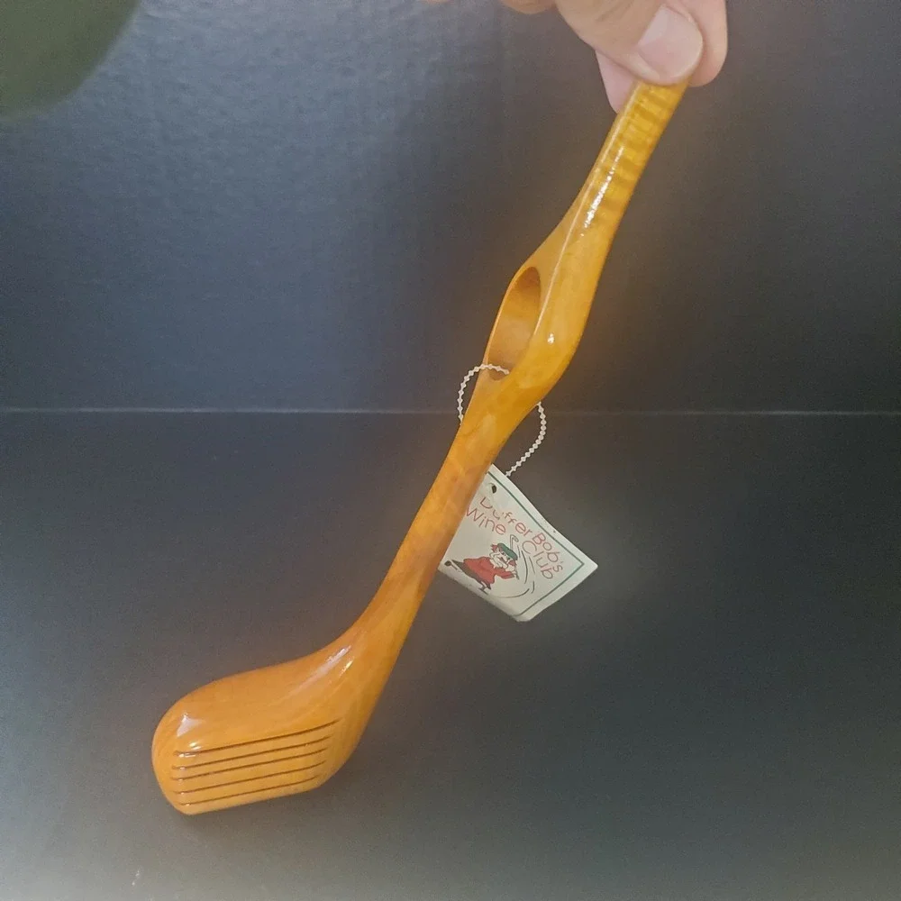 Golf Club Wine Bottle Holder Duffer Bobs Solid Wood Driver Wine Bottle Balancing